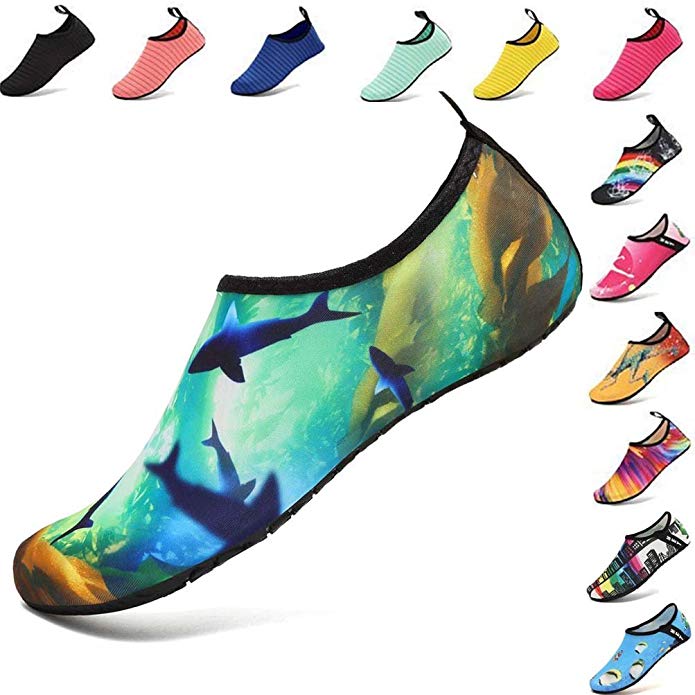 XMiniLife Water Shoes Quick-Dry Barefoot Aqua Socks for Beach Swim Surf Swimming Yoga Exercise