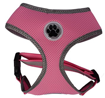 Reflective Mesh Soft Dog Harness Safe Harness No Pull Walking Pet Harnesses for Dogs