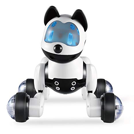 Hi-Tech Wireless Remote Control Robot Dog Smart Interactive Puppy Senses Gesture, Sings, Dances for Boys, Girls, Kids and Children