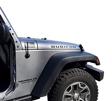AntennaMastsRus - The Original 6 3/4 INCH is Compatible with Jeep Wrangler JK/JL (2007-2018) - SHORT Rubber Antenna - Reception Guaranteed - German Engineered - Internal Copper Coil