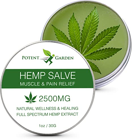 Hemp Oil Salve for Pain Relief – Max Strength & Efficiency - Hemp Skin Cream Balm for Inflammation, Muscle, Joint, Hands, Back, Knees & Arthritis – All-Natural Ointment - Fast Acting & Non-Greasy Hemp