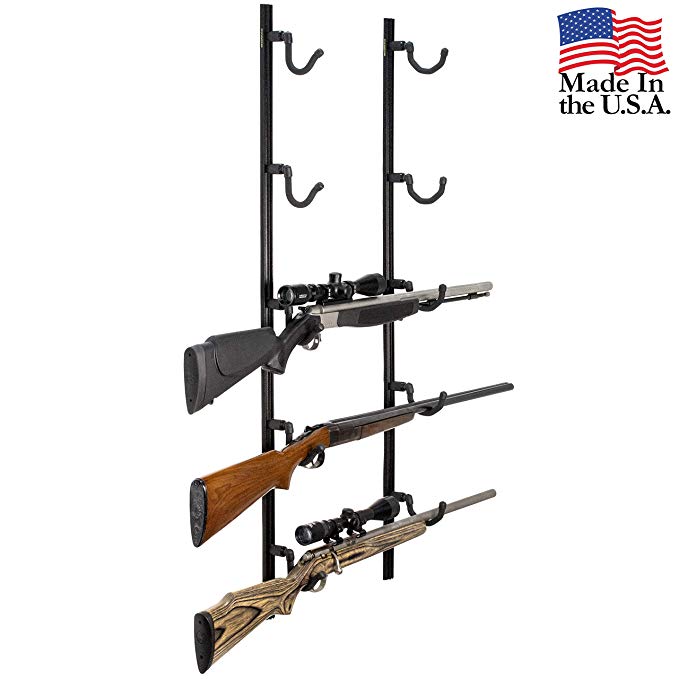 Hold Up Displays USA Made Gun Rack Rifle Shotgun Hanger and Fishing Rod Pole Rack