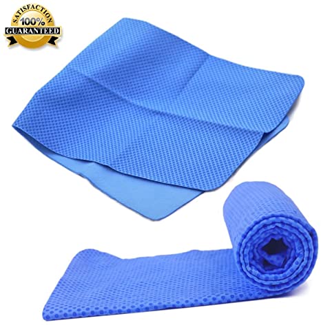 Cooling Towel - Perfect for Hot Weather to Cool Down or Dry - Become Fit as Fiddle with Free Fitness:The Guide to Staying Healthy Ebook