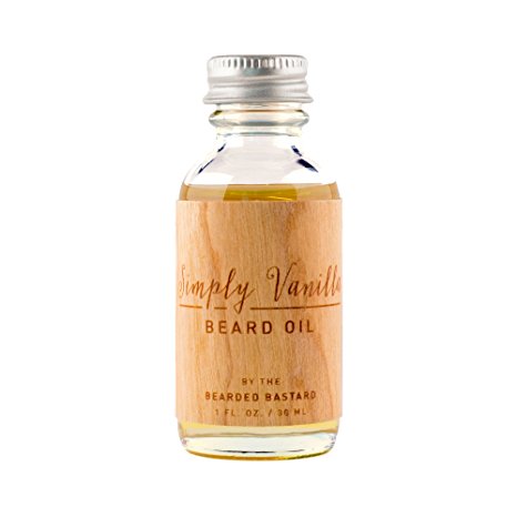 Simply Vanilla Beard Oil by The Bearded Bastard — Natural Beard Oil (1 oz)