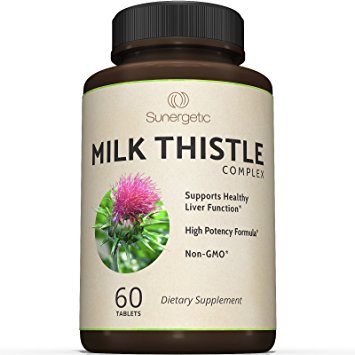 Premium Milk Thistle Complex For Natural Liver Support – Best Cleanse & Detox Formula - Powerful Milk Thistle Extract & Seed Powder For Maximum Health - Standardized Silymarin Content