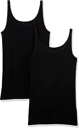 Amazon Essentials Women's 2-Pack Slim-fit Thin Strap Tank