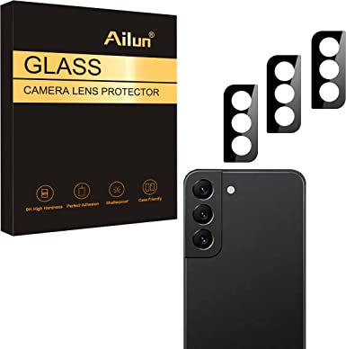 Ailun Camera Lens Screen Protector for Galaxy S22 ＆ S22 Plus 5G 3Pack Tempered Glass Clear Case Friendly