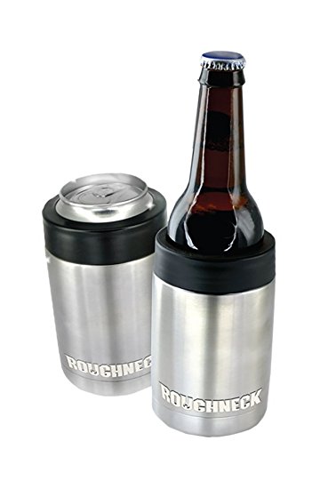 Roughneck Vacuum Sealed Copper Insulated Stainless Steel Cups (12 oz Can/Bottle Insulator)