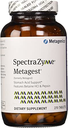 Metagenics Spectrazyme Metagest Tablets, 270 Count