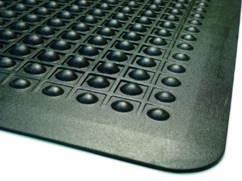 Guardian Flex Step Antifatigue Floor Mat Rubber 2x3 Black
