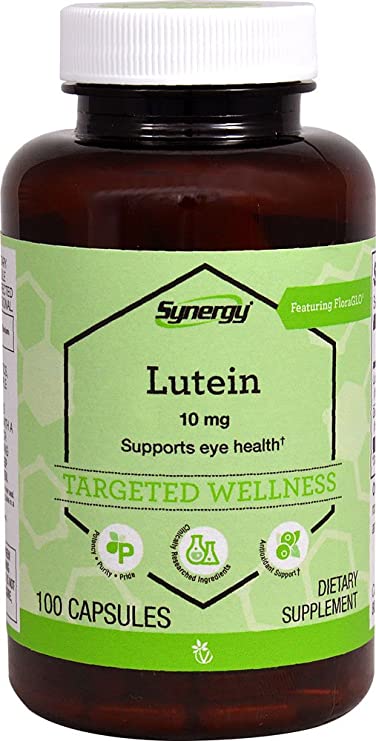 Vitacost Synergy Lutein Featuring FloraGLO® -- 10 mg - 100 Capsules
