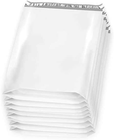 100 Pack of White Poly Mailers 11 x 13 x 4. Gusseted Poly Mailers. Poly Shipping Bags for Clothes. White Shipping polymailers. Plastic mailing Bags. Packaging & Packing. Waterproof. Tamper Resistant.
