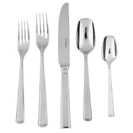Fortessa Scalini 18/10 Stainless Steel 20-Piece Flatware Set, Service for 4