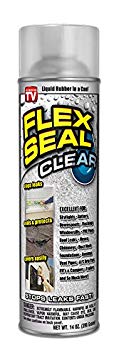 Flex Seal Spray Rubber Sealant Coating, Clear, 14-oz