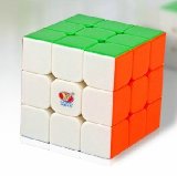 MoYu New Smooth 3x3 Stickerless YJ Moyu Yulong 3 x 3 x 3 Speed Cube Puzzle
