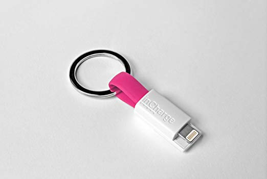 inCharge - LIGHTNING connector for IOS, flexible and magnetic key holder Cable for iPhone 6s, iPad, Iphone 5s…