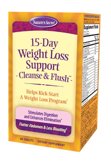 Nature's Secret 15-Day Weight Loss Support Cleanse & Flush 60 Count