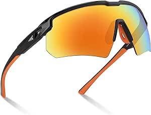 KastKing Hillsboro Polarized Sport Sunglasses for Men and Women, Ideal for Baseball Cycling Running Biking, UV protection