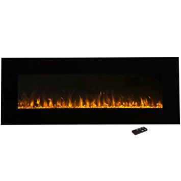 Electric Fireplace Wall Mounted, LED Fire and Ice Flame, With Remote 54 inch by Northwest