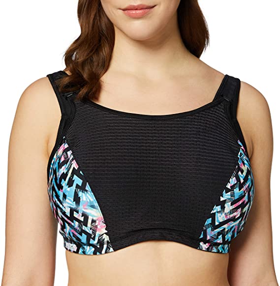 Glamorise Women's Full Figure Elite Performance Adjustable Wonderwire Sports Bra #9167