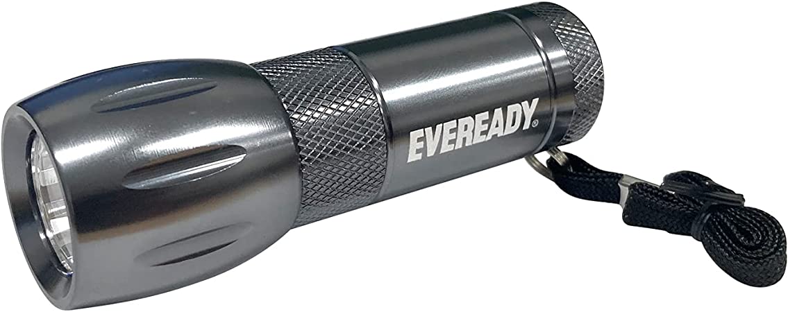 Eveready Compact 3-LED Metal Flashlight (Batteries Included)