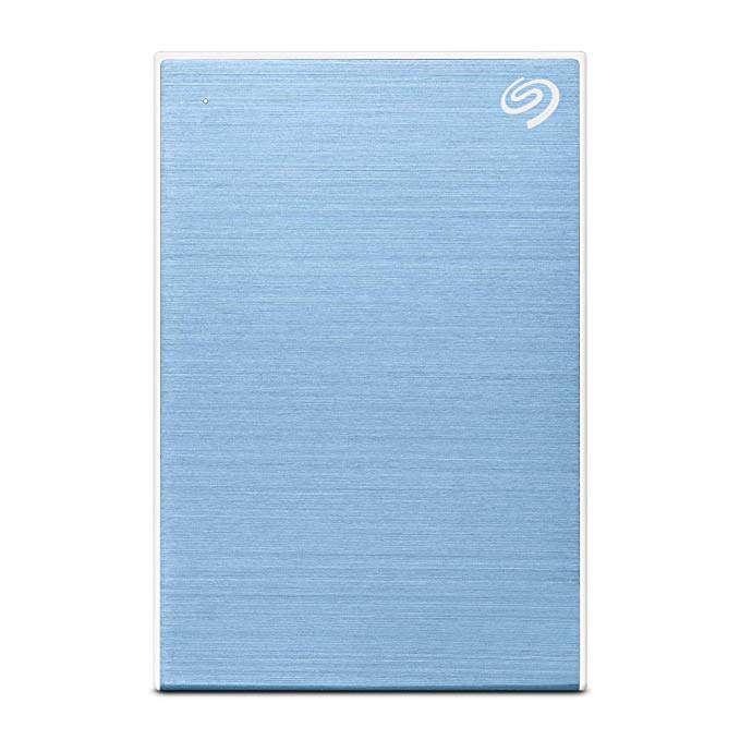 Seagate Backup Plus USB 3.0 Portable External Hard Drive for PC and Mac, 2.5-Inch, 5 TB, Light Blue