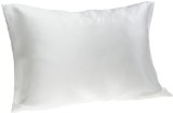Spasilk 100 Pure Silk Facial Beauty Pillowcase StandardQueen White