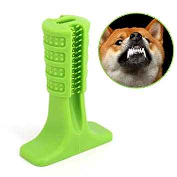 TAMEHOM Dog Toothbrush Dog Chew Tooth Cleaner Brushing Stick