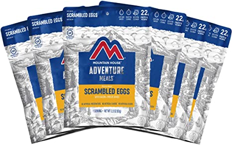 Mountain House Scrambled Eggs with Bacon | Freeze Dried Backpacking & Camping Food | Survival & Emergency Food | Gluten-Free