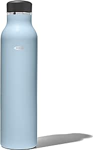 OXO Strive 24oz Insulated Water Bottle with Standard Lid - Topaz Blue