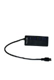 MOTA 4-Port USB 30 Hub - Rapid speed transfer with Advanced Hot-Swap and LED Power Switch for iPhone Kindle iPad Samsung Galaxy Nexus HTC LG and other USB-Powered Devices