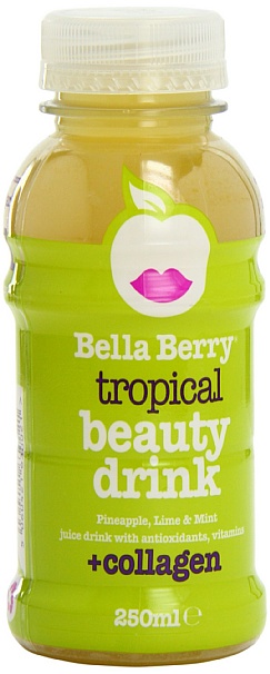 Bella Berry Beauty Tropical Drink 250 ml (Pack of 6)