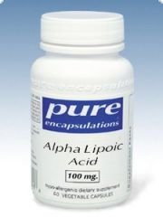 Pure Encapsulations - Alpha Lipoic Acid 100 mg - Hypoallergenic Water- and Lipid-Soluble Antioxidant Supplement - 60 Capsules