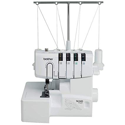 Brother R1634D 3 or 4 Thread Serger with Differential Feed, White (Certified Refurbished)