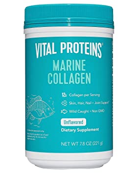Vital Proteins Marine Collagen Unflavored, 12g Collagen per serving 7.8 oz, 221g