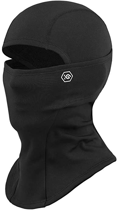 Cool Change Kids Balaclava Windproof Youth Ski Mask Winter Face Mask Neck Warmer for Boys Girls Cold Weather Black