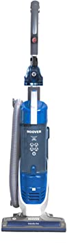 Hoover Velocity Evo Pets Bagless Upright Vacuum Cleaner, VE01, Pets, Powerful, Multi-Cyclonic, H13 HEPA - Blue/Grey