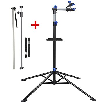 Yaheetech Folding Bike Bicycle Maintenance 52" to 75" Repair Workshop Stand Tool