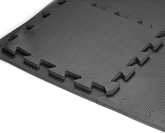 arteesol Exercise Mats - 18 Tiles Protective Flooring Each 12” x 12”, Premium Gym Mats EVA Interlocking Foam Tiles Workout Mats for Fitness Equipment Gym Equipment