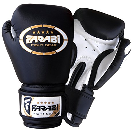 Junior kids 6-oz Boxing Gloves Sparring , training bag mitt gloves