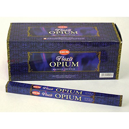 Opium Incense - Hem Flora - 8 stick box of Durbar Masalas