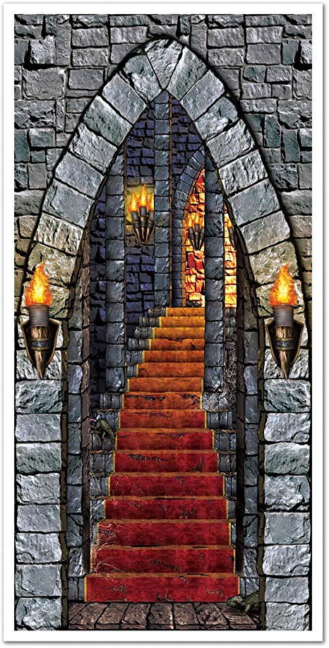 Castle Entrance Door Cover Party Accessory (1 count) (1/Pkg)