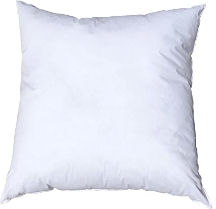 Pillowflex Premium Polyester Filled Pillow Form Insert / Machine Washable (20 Inch by 20 Inch) Square | Made in USA