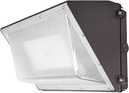 Hykolity High-Output LED Wall Pack 60W 7800lm, 250W MH Equivalent, Outdoor Commercial LED Area Security Light,1-10V Dimmable,5000K Daylight, DLC Complied