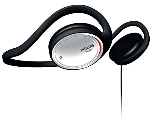 Philips SHS390/27 Black Neckband Headphones (Discontinued by Manufacturer)