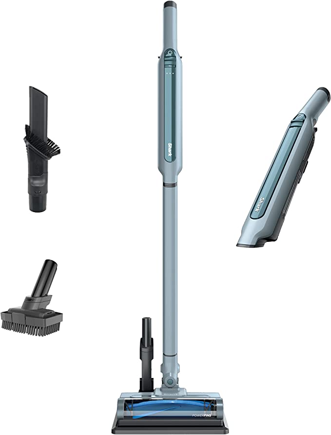 Shark WS642BL WANDVAC System Pet Ultra-Lightweight Powerful Cordless Stick Vacuum with Charging Dock, Blue, 0.013 Qt. Capacity