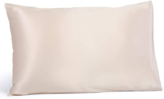 Fishers Finery 100% Pure Silk Pillowcase, Exceptional Value, 19mm Mulberry Silk, Available in Multiple Colors, Taupe King