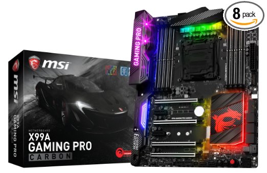 MSI Computer X99A GAMING PRO CARBON ATX Motherboards