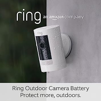 Ring Outdoor Camera Solar (Stick Up Cam) | Outdoor Security Camera with solar panel, 1080p video, Two-Way Talk, Wifi, Works with Alexa | alternative to CCTV system | 30-day free trial of Ring Protect