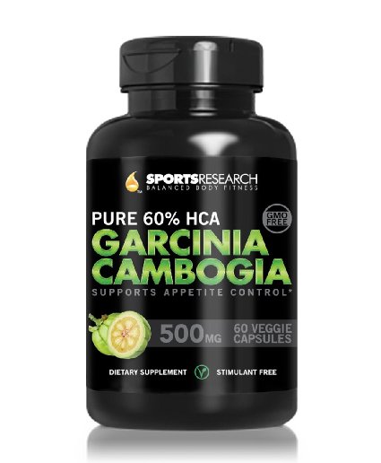 Pure Garcina Cambogia Extract Plus - 60 HCA - Made In USA - Full Money Back Guarantee